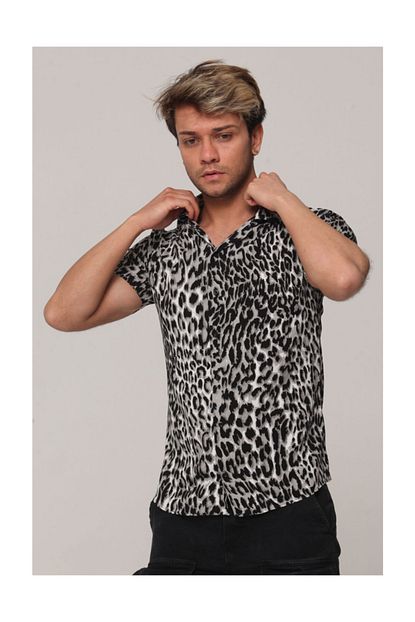 Tarz Cool Erkek Leopar Gomlek Trendyol