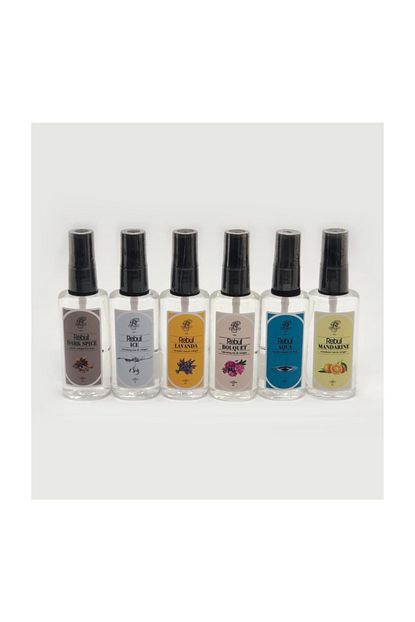 Rebul Kolonya Cesitleri 50 Ml X 6 Adet Dark Spice Buket Aqua Ice Mandarine Lavanta Karma 6 Li Trendyol