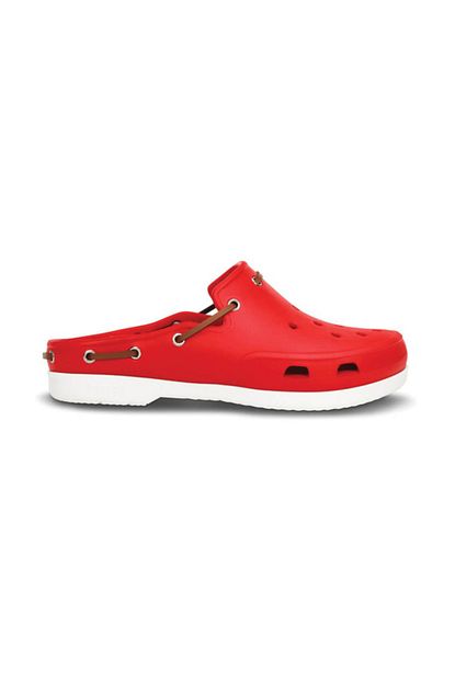 Crocs Kirmizi Beyaz Terlik Trendyol