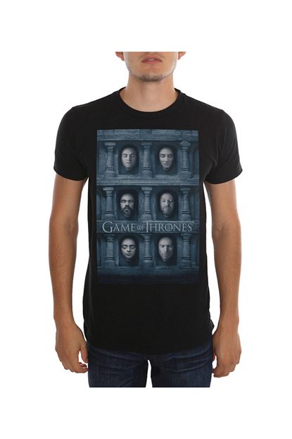 Kostebek Game Of Thrones Temple Of Faces Erkek Unisex T Shirt Trendyol