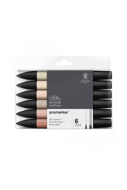 Winsor Newton Winsor Amp Newton Promarker Ten Renkleri Seti 6 Li Skin Tones Set Trendyol