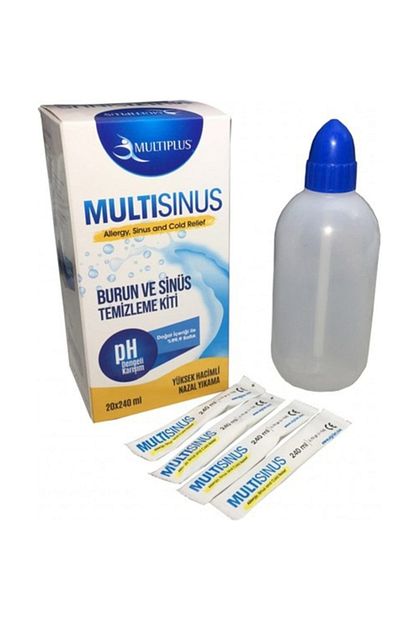 Multiplus Burun Ve Sinus Temizleme Kiti 20x240 Ml 20 Adet Solusyon Trendyol