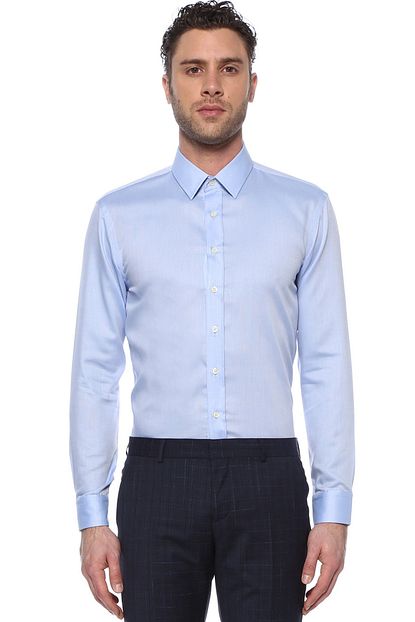 Network Erkek Non Iron Slim Fit Gomlek 1074811 Trendyol