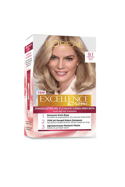 L Oreal Paris Excellence Creme 9 1 Kullu Sari Sac Boyasi 8690595357218 Fiyati Yorumlari Trendyol