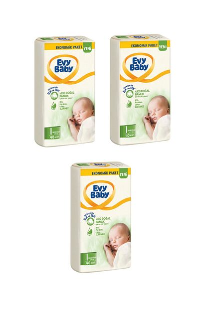 Evy Baby Bebek Bezi 1 Beden Yenidogan Firsat Paketi 120 Adet Trendyol