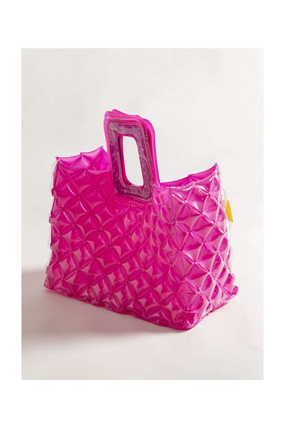 Bubble Rubag Pembe Kare Sapli Sisme Canta 550110p Trendyol