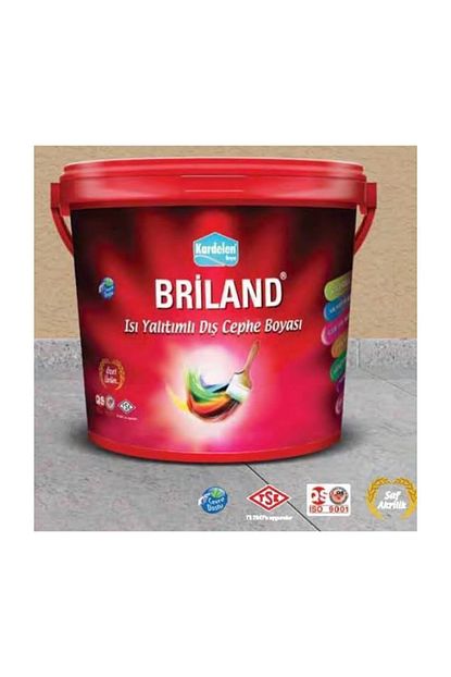 Kardelen Briland Isi Yalitimli Dis Cephe Boyasi 15 Lt Buz Beyazi Trendyol