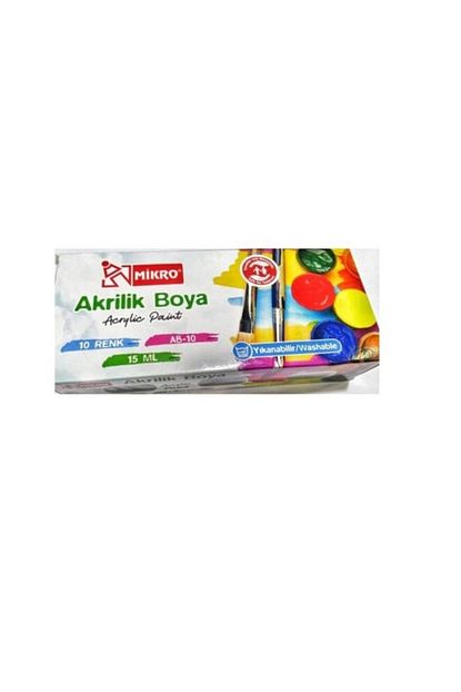 Mikro Akrilik Boya Ab 10 Su Bazli 15 Ml 10 Renk Trendyol