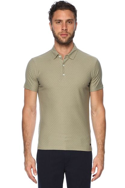 George Hogg Erkek Polo Yaka Haki Tshirt 7004090 Trendyol
