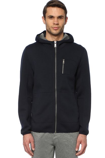 Network Erkek Slim Fit Lacivert Sweatshirt 1073614 Trendyol