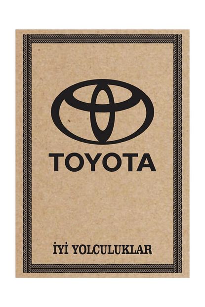 Cihan Kagit Cihan Toyota Amblem Baskili Oto Paspas Kagidi 100 Adet 35x50 Ebat Trendyol