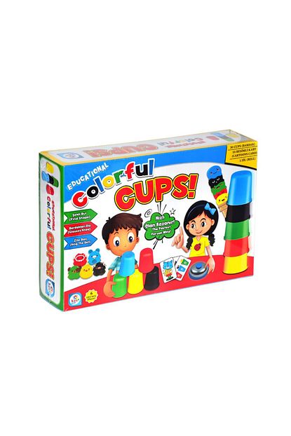 Utku Oyuncak Colorful Cups Bardak Oyunu Trendyol