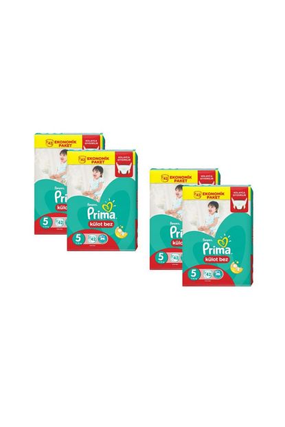 Prima Pants 5 Beden Numara Kulotlu Bebek Bezi 42x4 168 Adet Trendyol