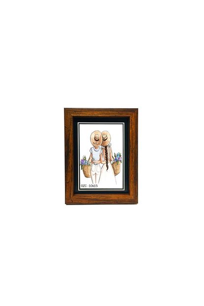 Ozcanlar Cerceve Hediyelik Cerceve Ev Home Ofis Resim Cercevesi Masaustu 10x15 Ceviz Trendyol