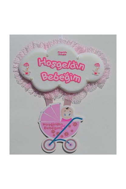 Ece Hos Geldin Bebek Bulut Kapi Susu Kiz Pembe Trendyol