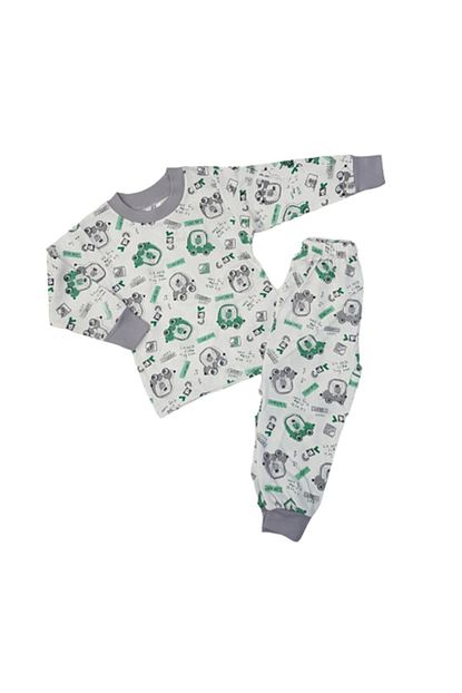 Samet Erkek Bebek Beep Araba Desenli Yazlik Pijama Takimi 4006 Trendyol