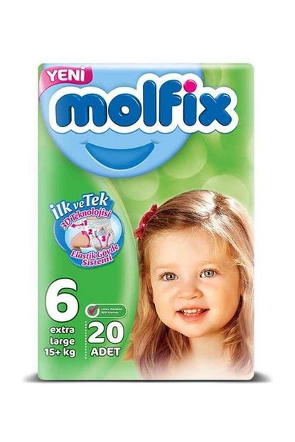 Molfix Bebek Bezi Extra Large 6 Numara 15 Kg 20 Adet Trendyol