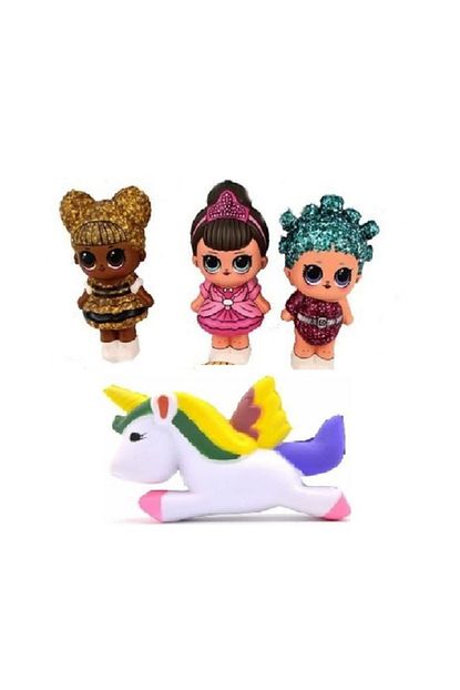 buldum lol bebek sukusi oyuncak 3 adet 1 adet unicorn sukusi fiyati yorumlari trendyol