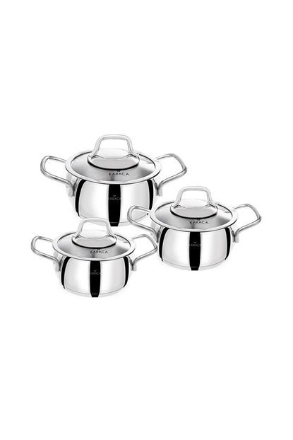 Karaca Ege Midi Celik Set 6 Parca Metal Trendyol