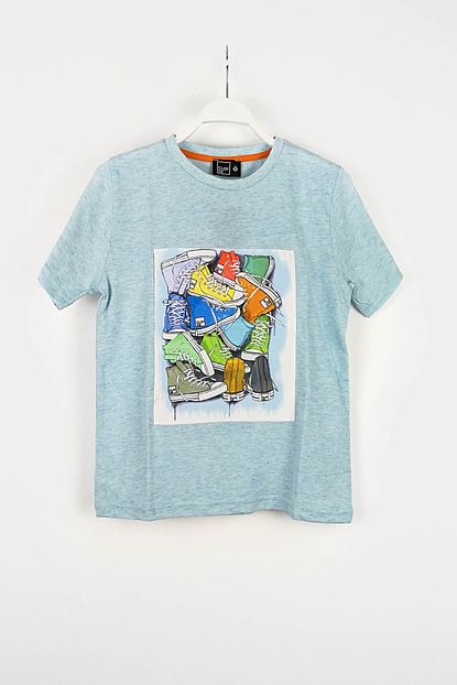 Cloise Converse Aplike Baskili Erkek T Shirt Trendyol
