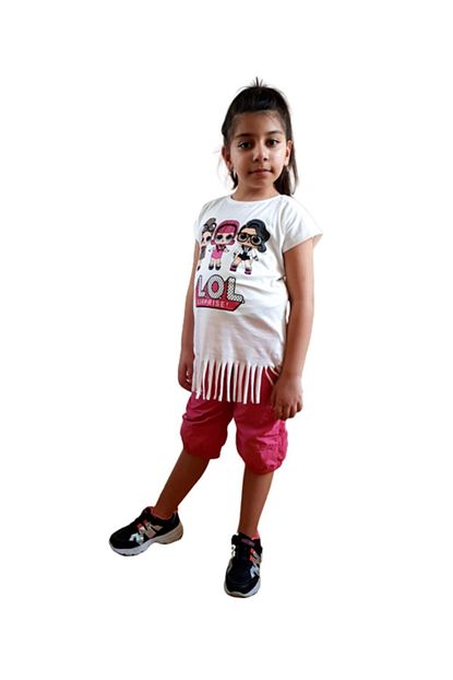 Jelibon Kiz Cocuk Lol Bebek Baskili Yazlik T Shirt Trendyol