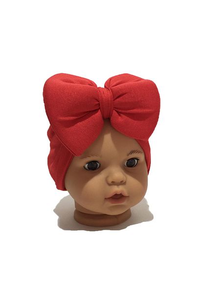 Ozlem Bebe Duz Kirmizi Bebek Bone Trendyol