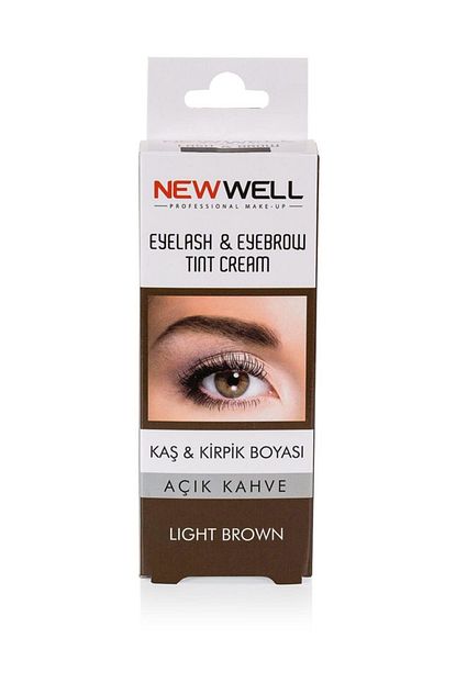 New Well Makeover Light Brown Kas Kirpik Boyasi Acik Kahverengi 15 Ml Trendyol