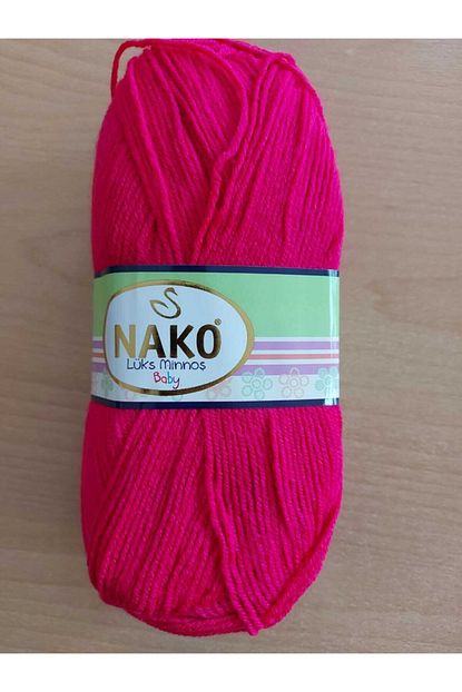 Nako Luks Minnos Orgu Ipleri Kirmizi Elma Rengi Trendyol