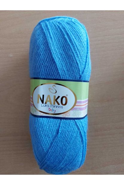 Nako Luks Minnos Orgu Ipleri Denim Rengi Trendyol