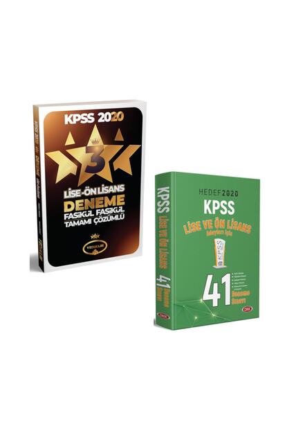 Yediiklim Yayinlari Yediiklim 2020 Kpss Lise On Lisans 3 Yildiz 3 Deneme Data 2020 Kpss Lise On Lisans 41 Deneme Trendyol