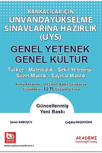 Akademi Consulting Training Bankacilar Icin Unvanda Yukselme Sinavlarina Hazirlik Genel Yetenek Genel Kultur Trendyol