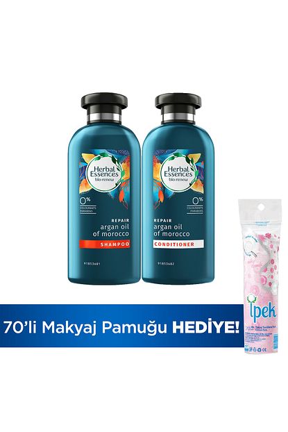 Herbal Essences Seyehat Seti Fas Argan Yagi Sampuan 100 Ml Sac Kremi 100 Ml Makyaj Pamugu Hediyeli Fiyati Yorumlari Trendyol