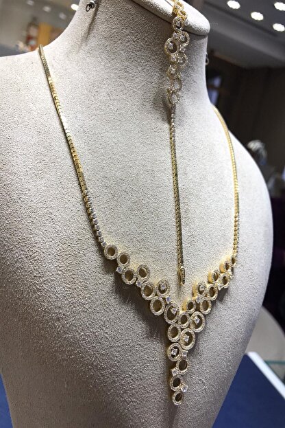 Altincim 14 Ayar Modern Tasarim Altin Set Trendyol