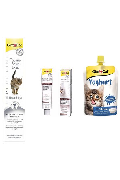 Gimcat Kalp Ve Goz Sagligi Destekleyici 50gr Malt Paste Kedi Macunu 20gr Kalsiyum Kedi Pudingi 150 Gr Trendyol