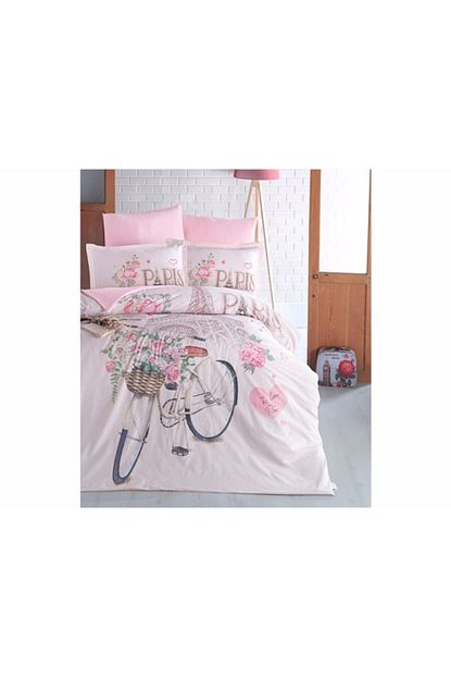 Clasy Tek Kisilik Ranforce Nevresim Takimi Paris Love Trendyol
