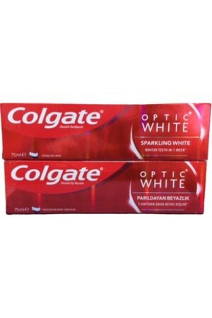 Colgate Optik Beyaz Parildayan Beyazlik Beyazlatici Dis Macunu 75 Ml X 2 Adet Trendyol