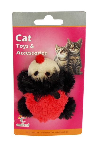 Eastland Hisir Kedi Oyuncagi Otlu Pelus Ugur Bocegi 8cm Trendyol