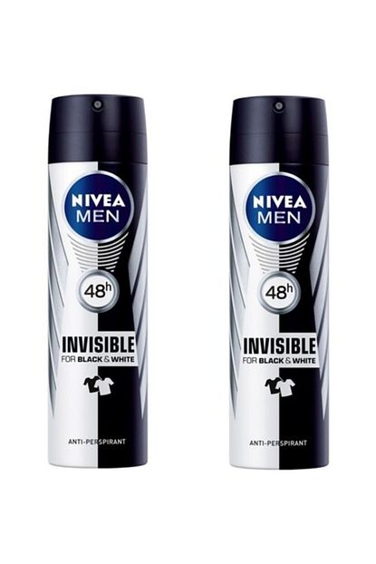 Nivea Invisible Black White Power Sprey Deodorant 150 Ml Erkek 2 Li Set Trendyol