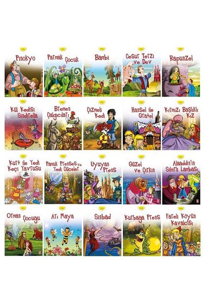 Timas Yayinlari Timas 1 2 Ve 3 Siniflar Icin Dunya Masallari Seti 20 Kitap Trendyol