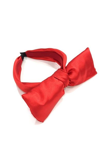 Kuppeli Accessories Kadin Saten Fiyonk Tac Trendyol