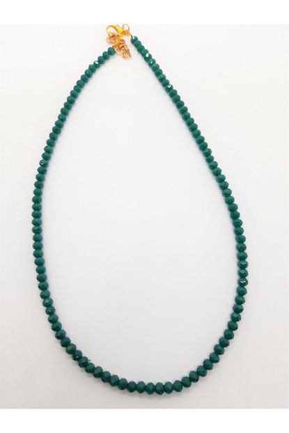 Trend Republic Yesil Boncuk Ince Kolye Trendyol
