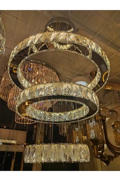 ledli kristal avize