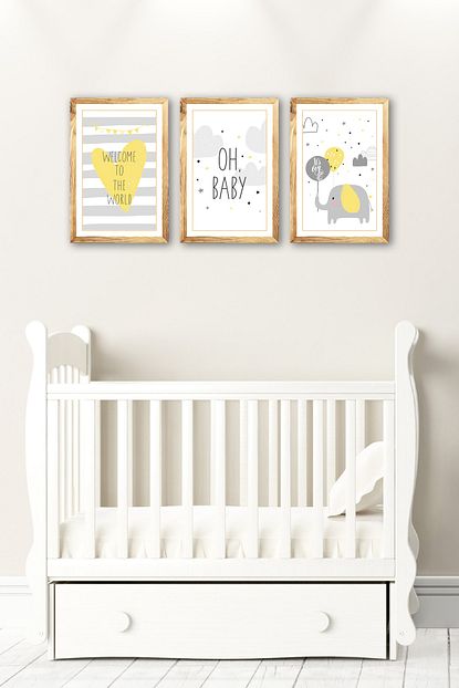 So Wood 3d Cift Katli Bebek Odasi Uclu Tablo Trendyol