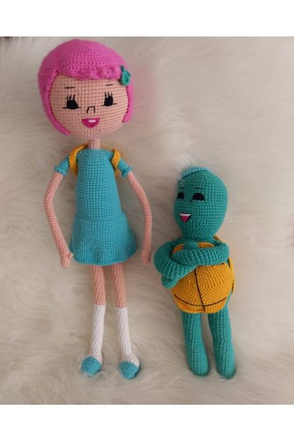 Oyuncakpark Ibi Ve Tosi Amigurumi Organik Oyuncak Trendyol