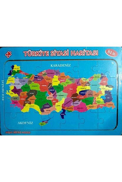 puzzle turkiye siyasi haritasi 81 il