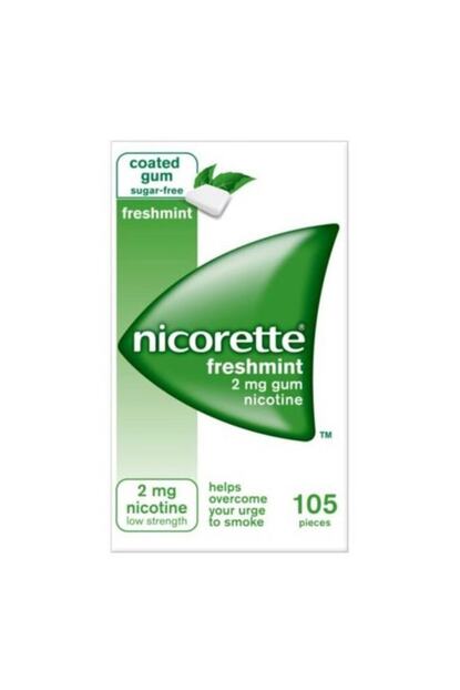 Nicorette 2mg Nikotin Sakizi Naneli 105 Adet Trendyol