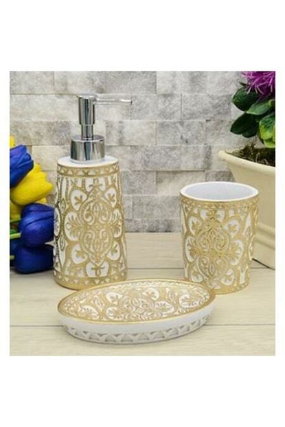 Alper Polyester 3 Lu Banyo Seti 6383u37494 Trendyol