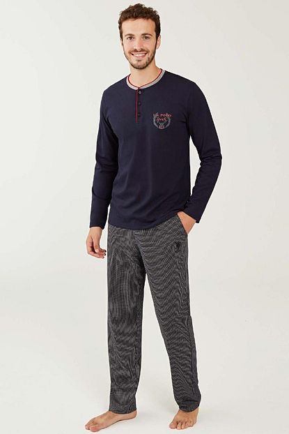 U S Polo Patli Erkek Pijama Takim 18248 Trendyol
