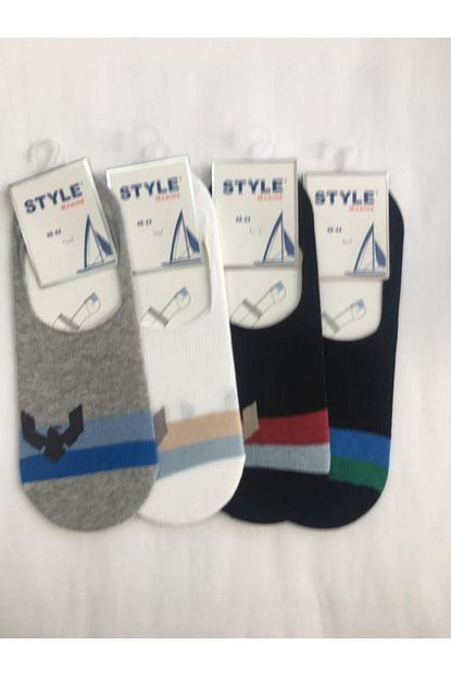 Style 12 Li Erkek Babet Corap Trendyol