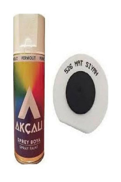 Akcali Sprey Boya 400 Ml 526 Mat Siyah Renk 526 Mat Siyah Trendyol